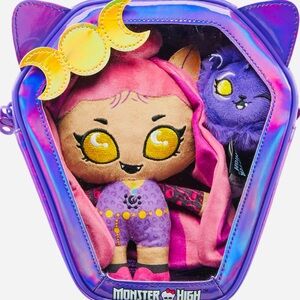 Monster High Purple and Pink Plush Toy Set